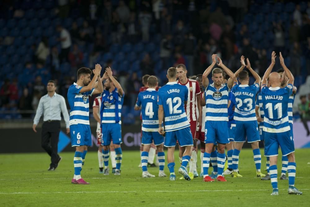 El Dépor empata en Riazor ante el Almería