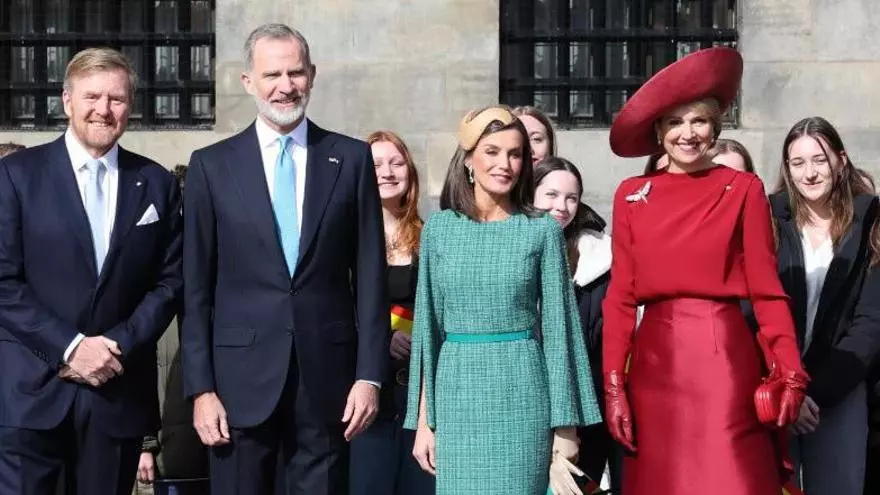 Los Reyes están de visita de Estado a los Países Bajos y este es el look elegido por la Reina