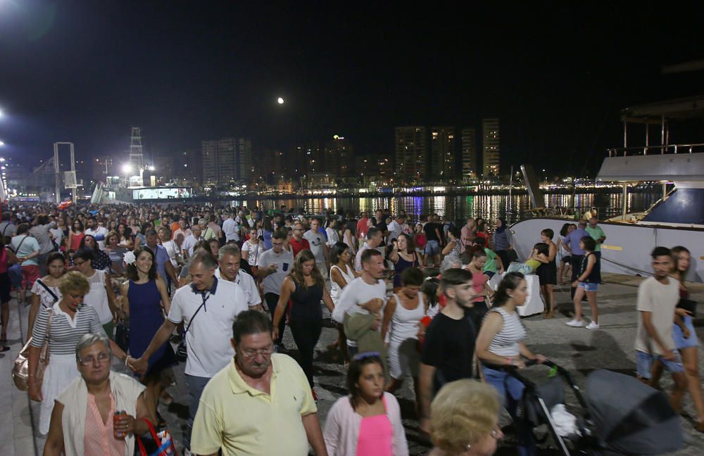 Pregón y fuegos artificales de la Feria de Málaga 2017