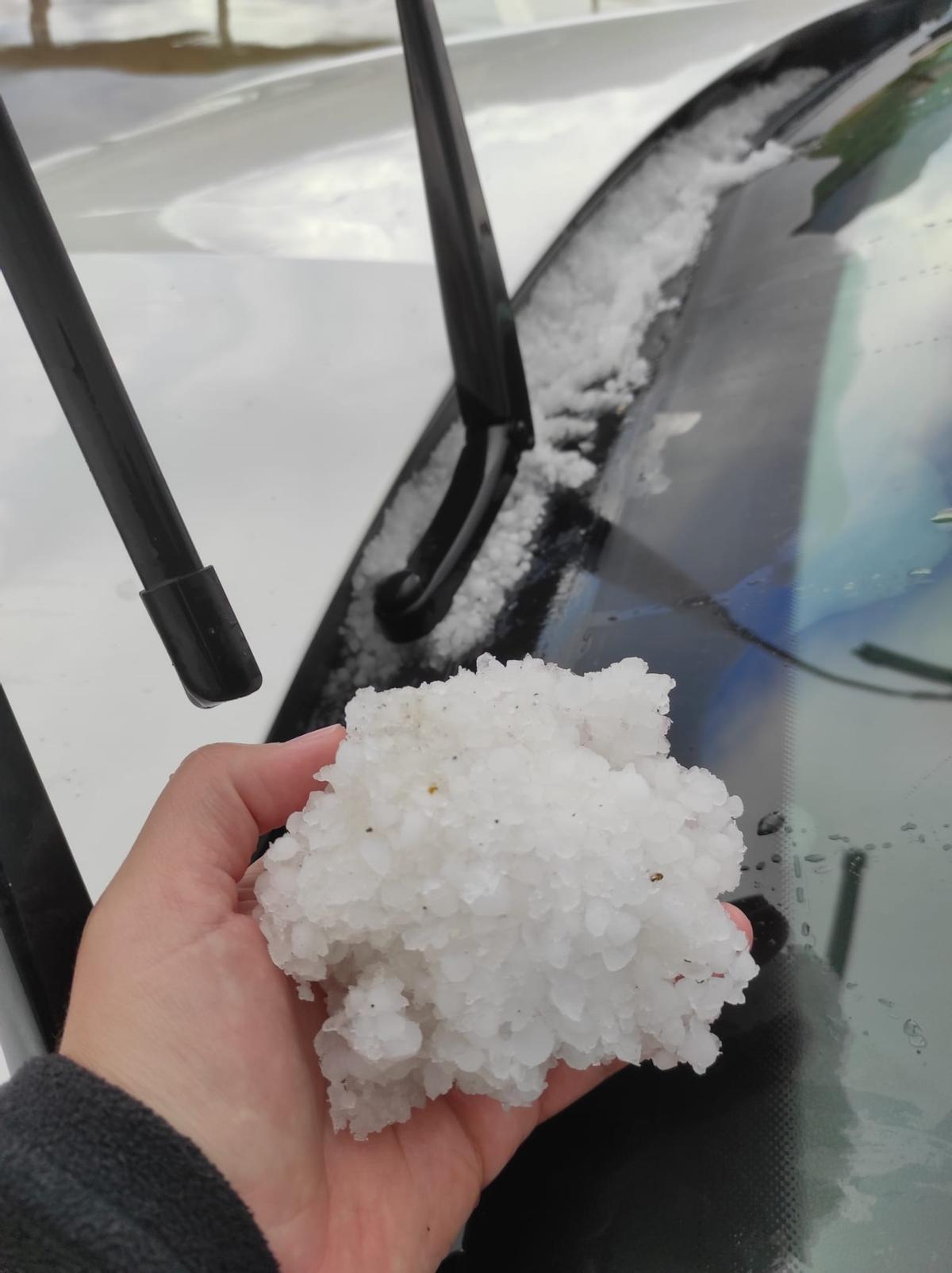 Granizo en Casabermeja