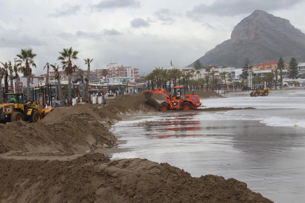 La playa del Arenal de Xàbia