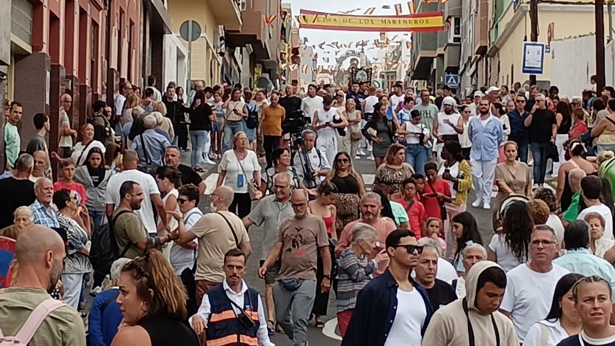 Procesión marinera de Ntra Sra del Carmen de La Isleta