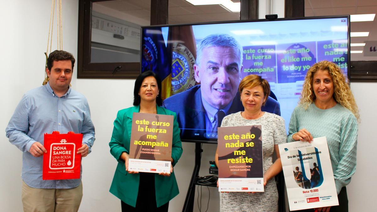 Hemodonación presenta la campaña de donación de sangre en colaboración con las universidades públicas de Canarias