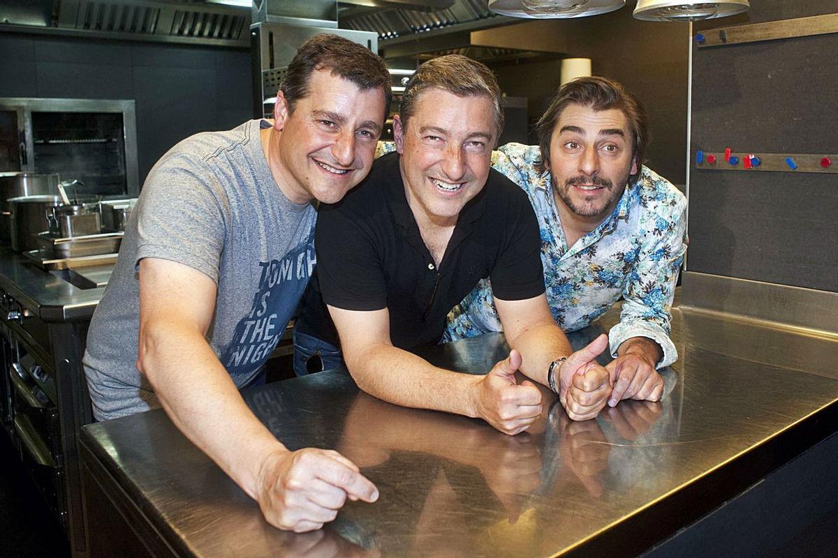 Por la izquierda, Josep., Joan y Jordi Roca, en una imagen de archivo.