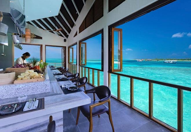 Restaurante Pier Six en Atmosphere Kanifushi