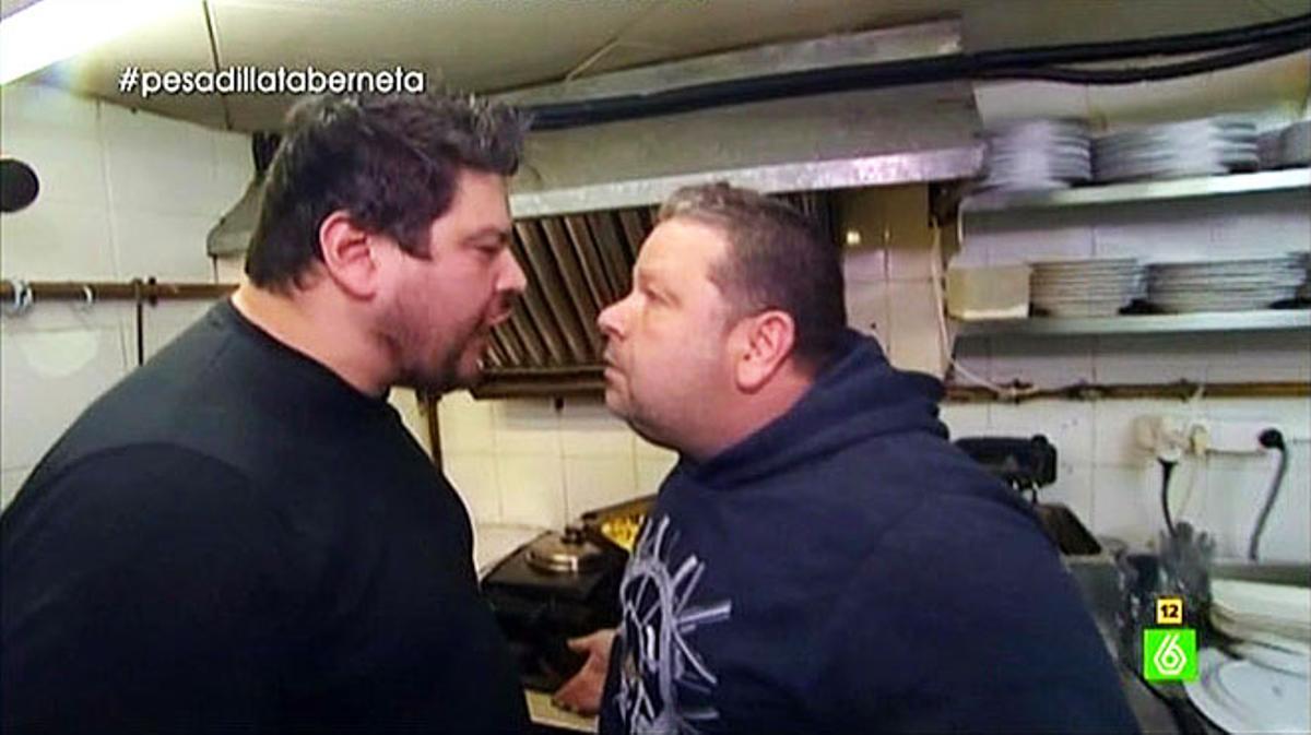 El cuiner Walter insulta Chicote, a ’Pesadilla en la cocina’, el programa de La Sexta.