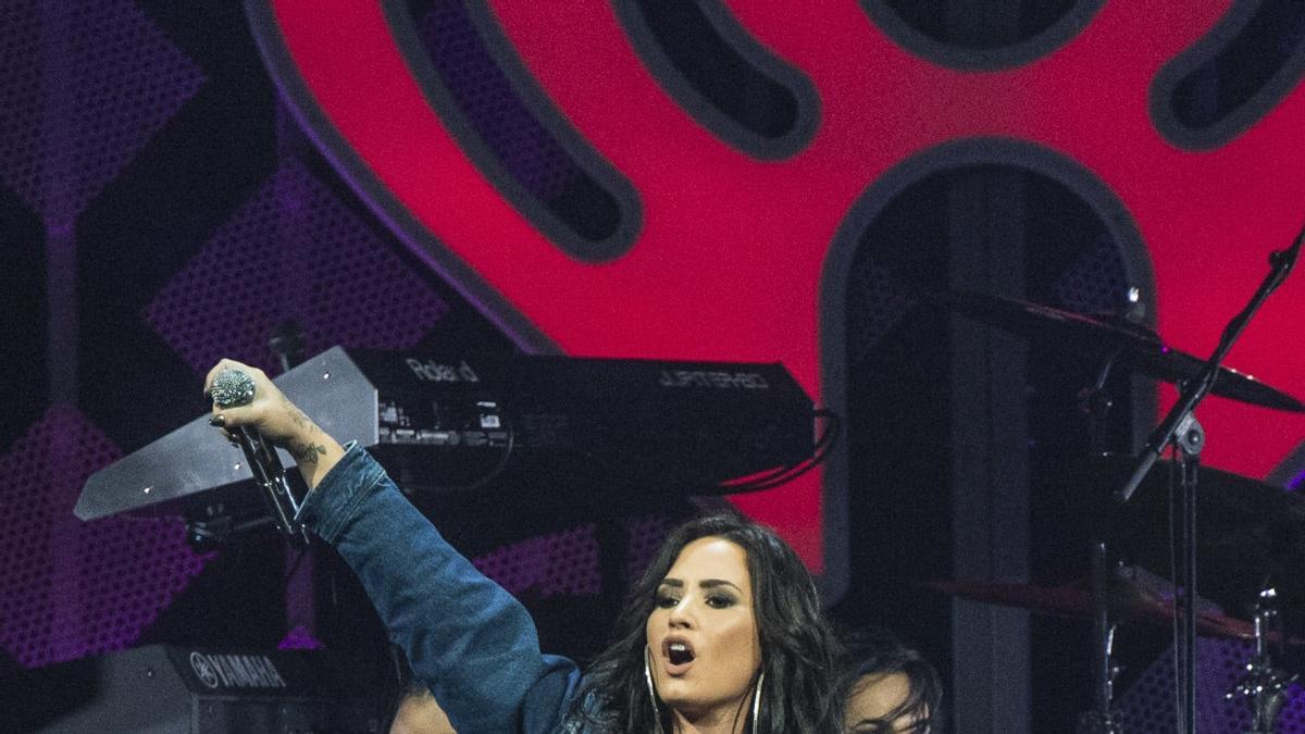 Demi Lovato en el Y100's Jingle Ball