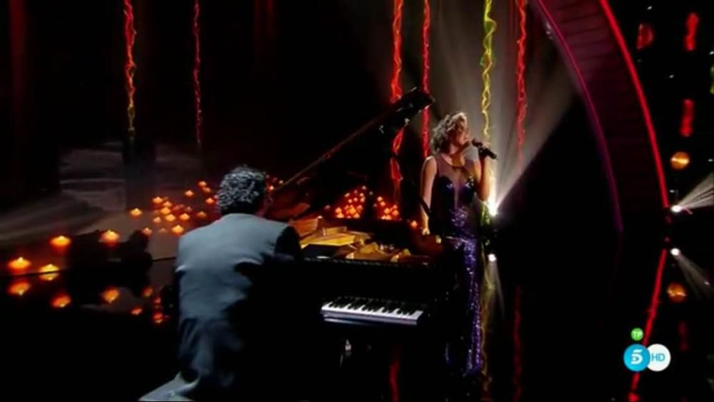 Actuación de Cristina Ramos en la final de ''Got Ta