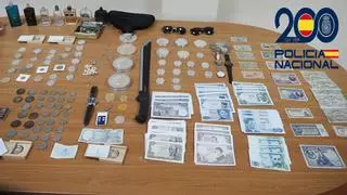 "Operación Torre" en Langreo: así halló la Policía al propietario de las monedas de oro y platas de alto valor robadas por dos hombres