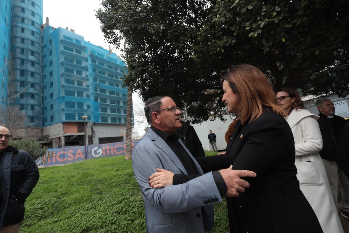 Acto de conmemoración del incendio de Campanar en su aniversario