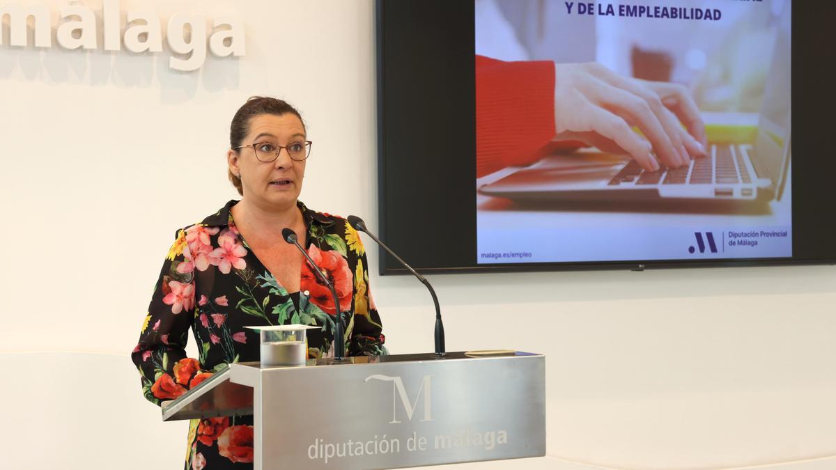 La diputada de empleo y formación, Esperanza González