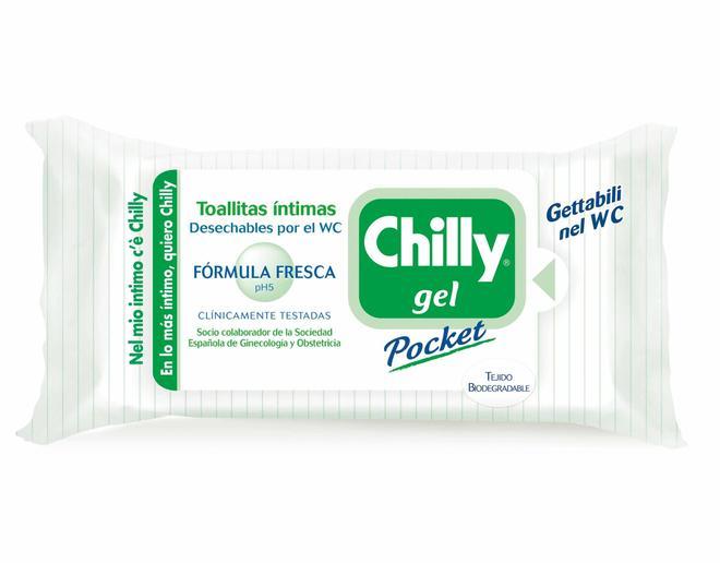 Toallitas íntimas de Chilly (Precio: 2,60 euros).