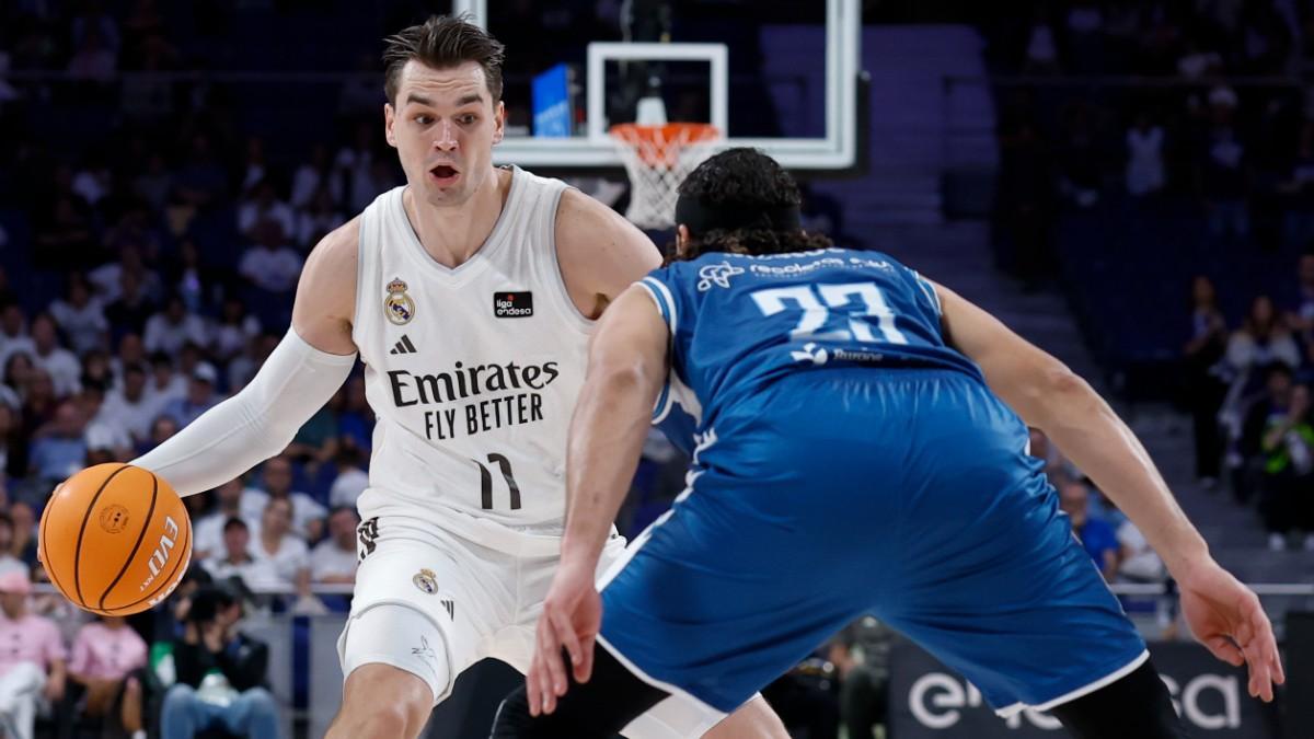 Mario Hezonja, en el partido ante San Pablo Burgos de la primera vuelta