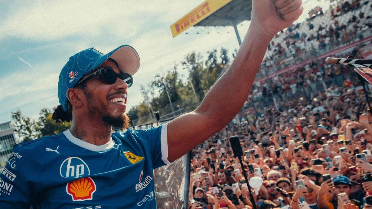 Hamilton sintió la devoción de los tifosi en su primer gran premio de casa con Ferrari