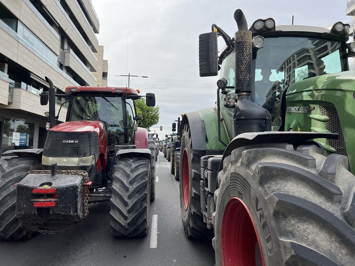 Tractorada en Lleida para pedir soluciones ante la sequía