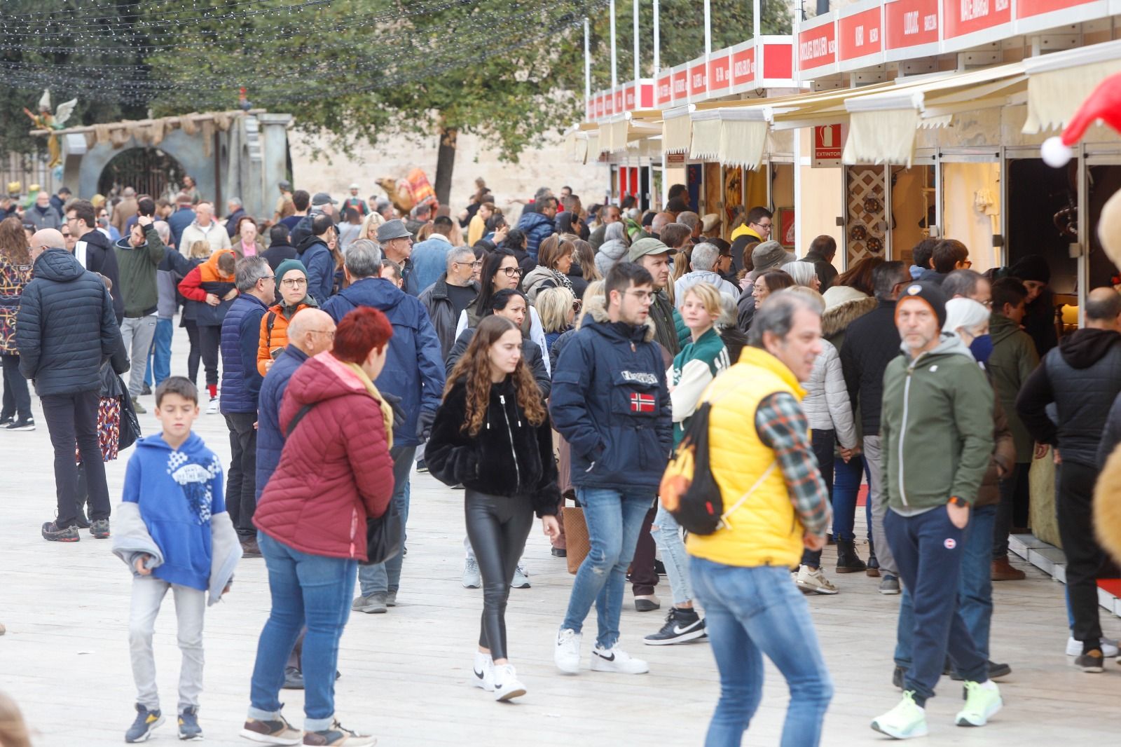 Ambiente navideño en València