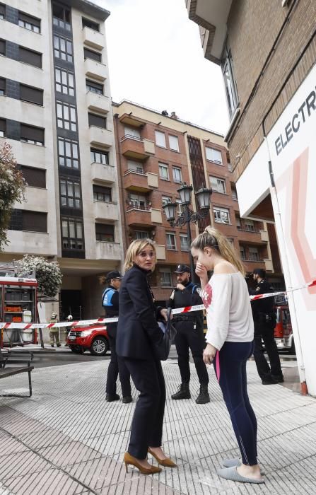 Conato de incendio en Oviedo