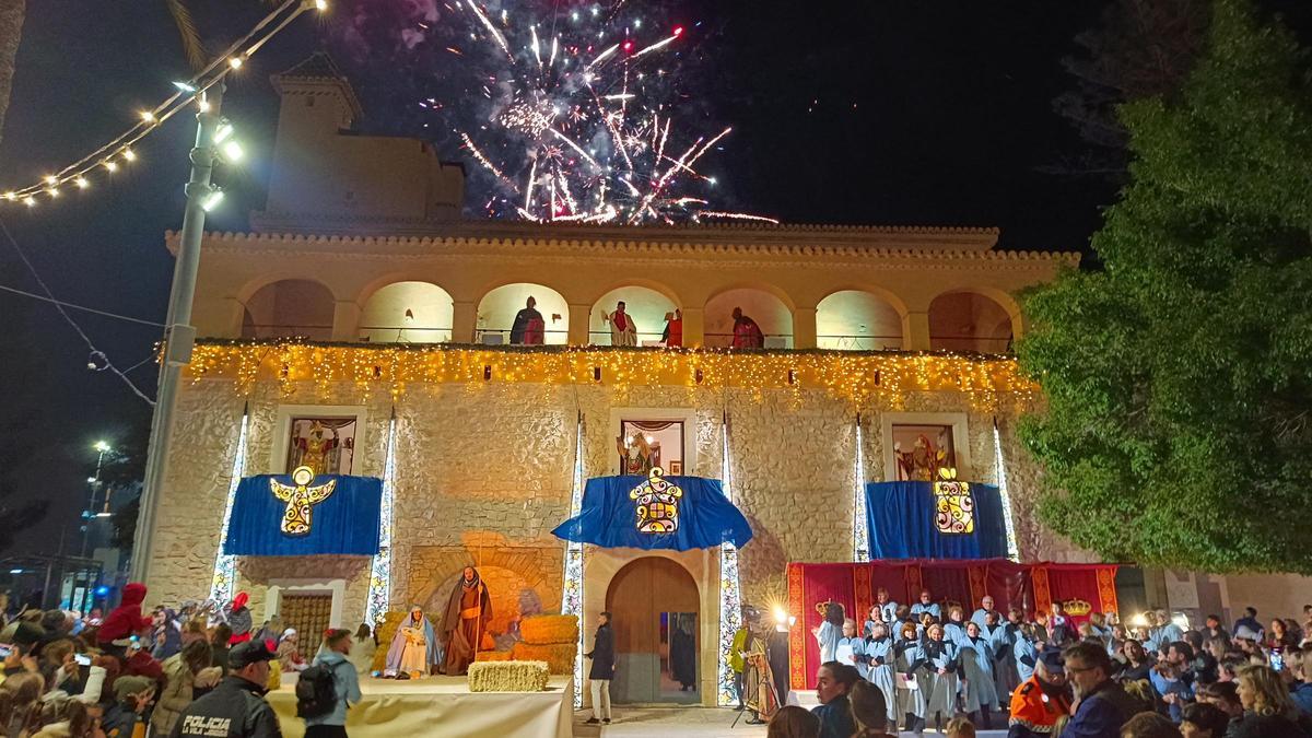 Los Reyes Magos en la casa de La Barbera.