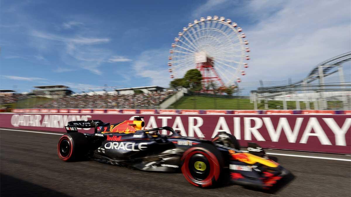 Verstappen, durante la carrera en el Gran Premio de Japón Verstappen, durante la carrera en el Gran Premio de Japón