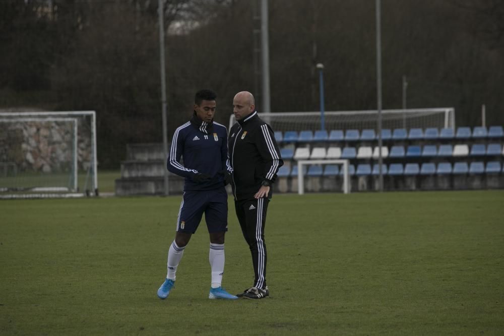 Entrenamiento del Real Oviedo