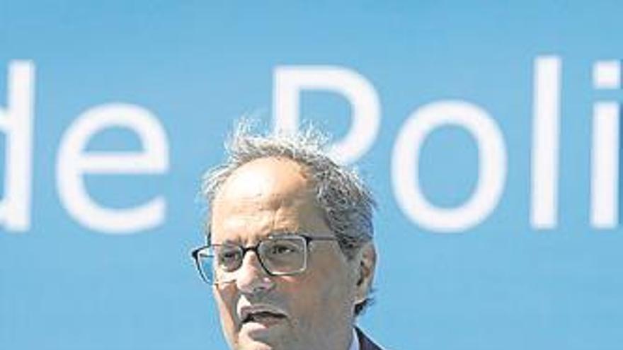 Quim Torra mezcla de nuevo a los Mossos con el ‘procés’