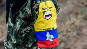 Archivo - Brazalete de las FARC