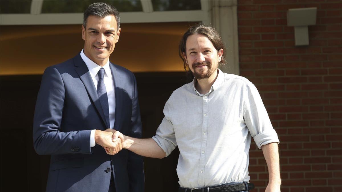 Pedro Sánchez y Pablo Iglesias