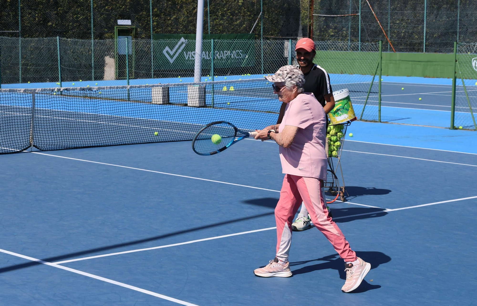 El ‘match ball’ de Esther a sus 90 años: “Estoy como una rosa”