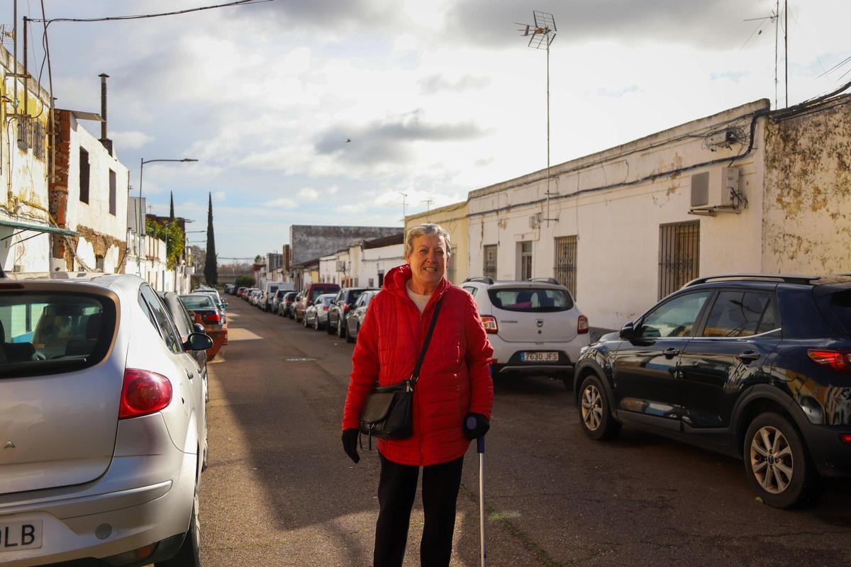 Micaela en el Camino Viejo de San Vicente.