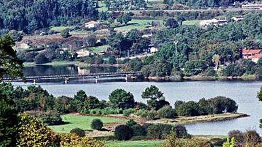 Vista del embalse de Cecebre