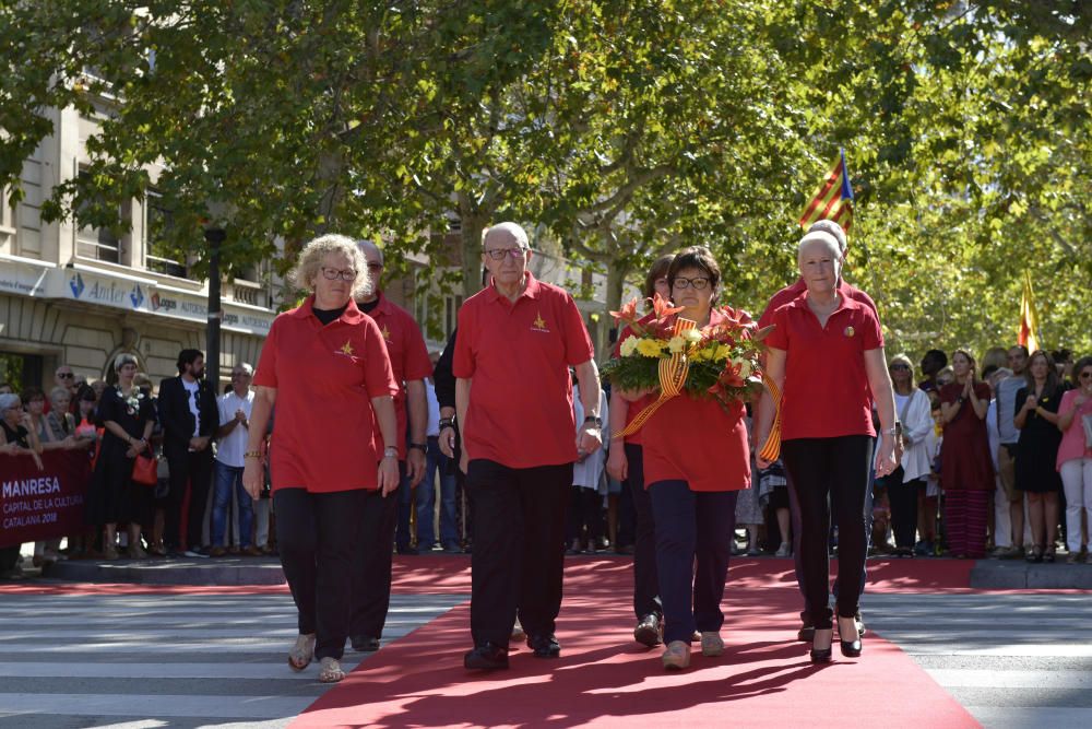 Cinquanta-dues entitats, dues més que l'any passat, participen a Manresa en una Diada «diferent»