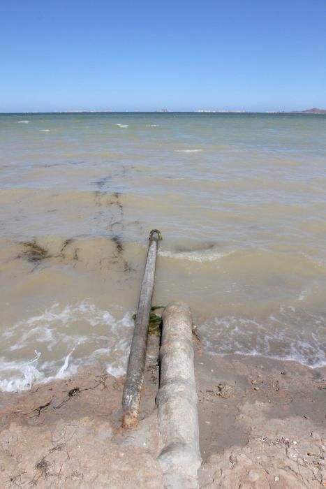 La rambla de El Albujón, epicentro de los vertidos al Mar Menor