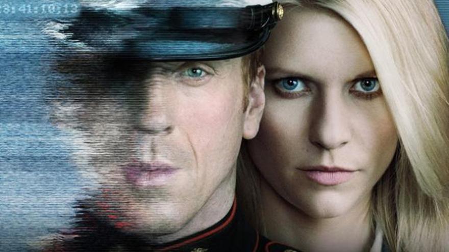 El cartel de la serie 'Homeland'.