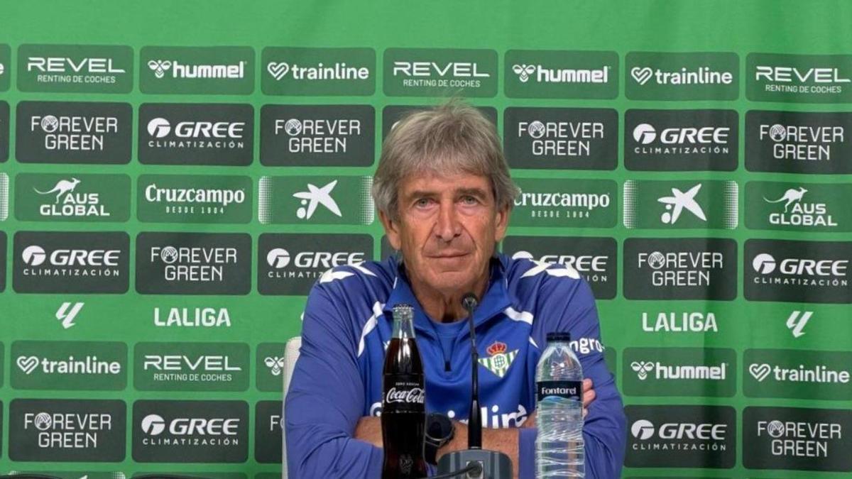 Manuel Pellegrini, en la previa del Real Sociedad-Betis