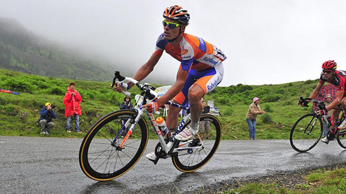 Luis León, en la Clásica de San Sebastián.