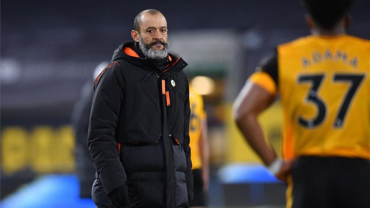 Nuno Espírito Santo, durante un partido de los Wolves.