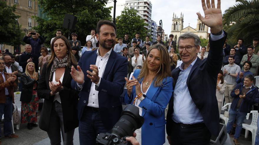 Feijóo pide a &quot;los asturianos estafados por Sánchez&quot; concentrar el voto en el PP