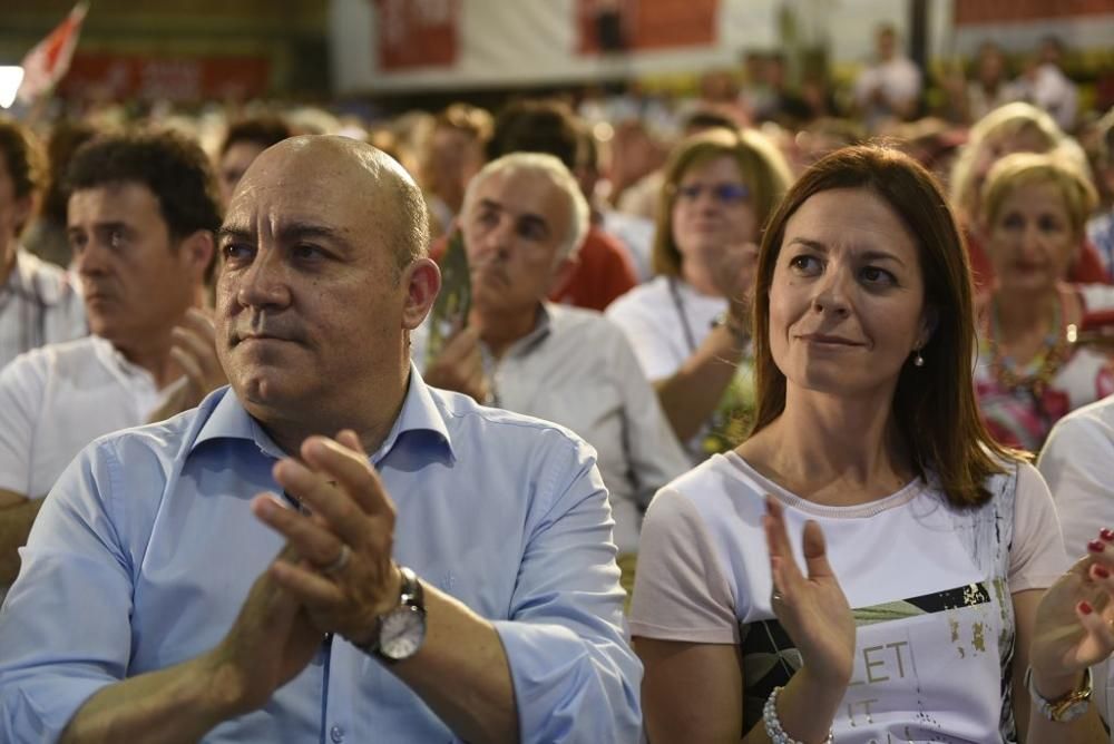 Mitin de Pedro Sánchez en Murcia