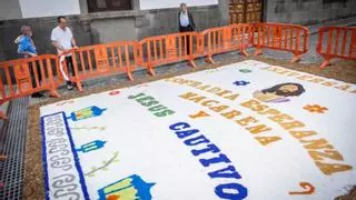 Los jóvenes toman el testigo de las alfombras del Corpus de Santa Cruz de Tenerife