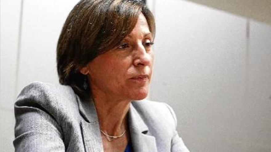 La presidenta del Parlament de Catalunya, Carme Forcadell.