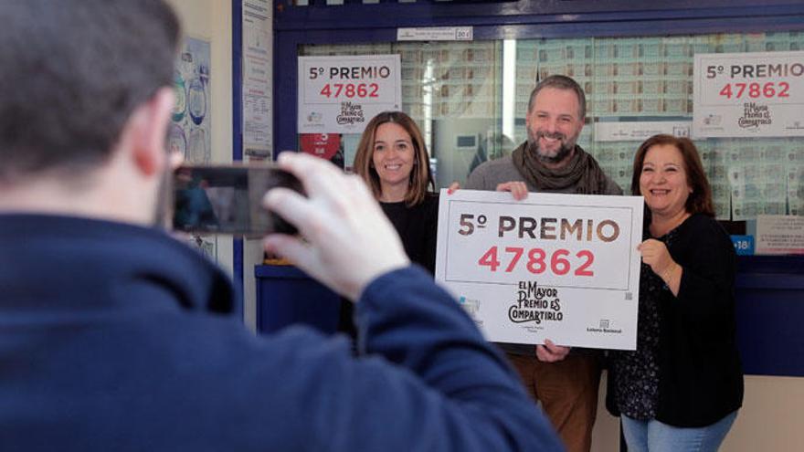 Premios de Lotería de Navidad exentos de tributar.