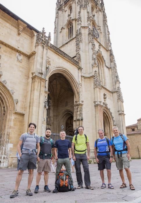 Peregrinos del Camino De Santiago, primer tramo de