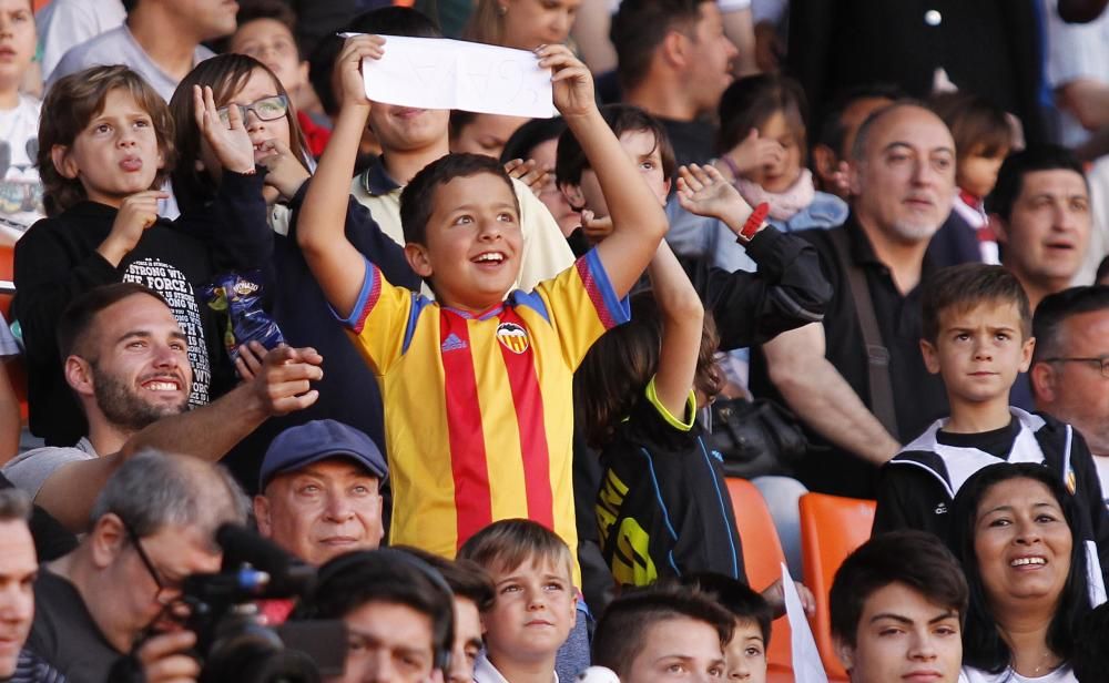 La espectacular afición del Valencia CF