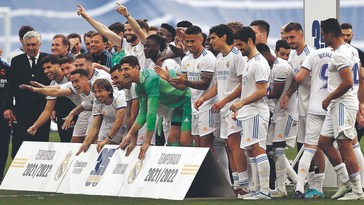 El Real Madrid fue campeón de LaLiga 2021-22