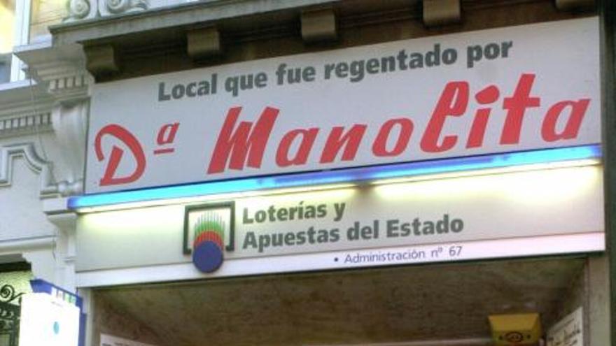 El sistema de Doña Manolita para evitar colas eternas en la compra de Lotería de Navidad