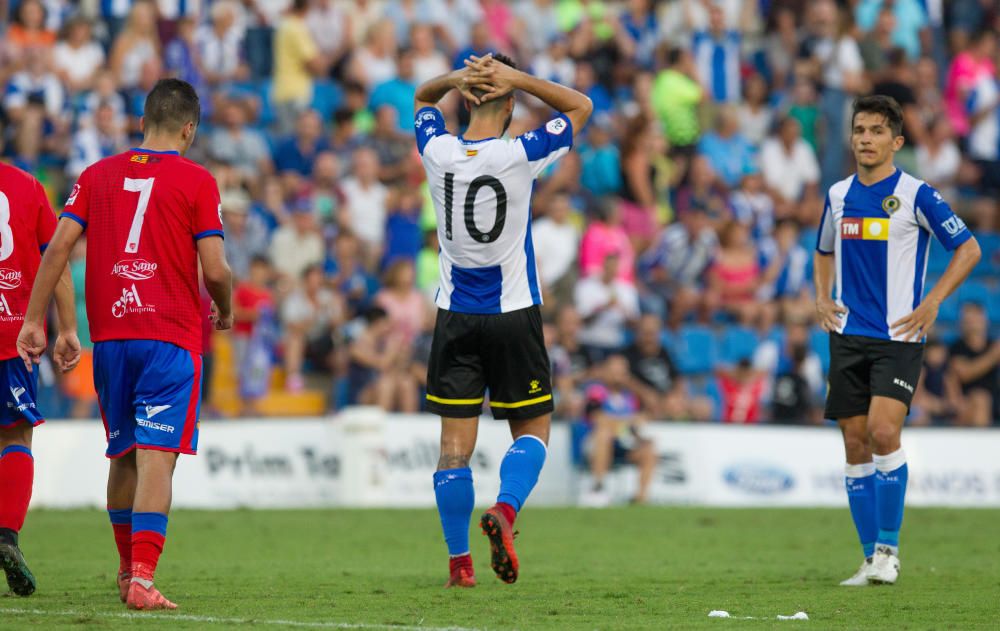 La derrota del Hércules ante el Teruel en imágenes