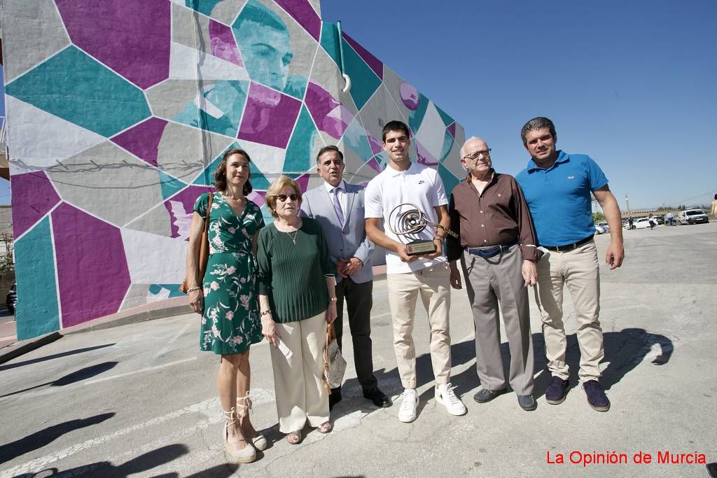 Carlos Alcaraz ya tiene un grafiti en su honor en El Palmar