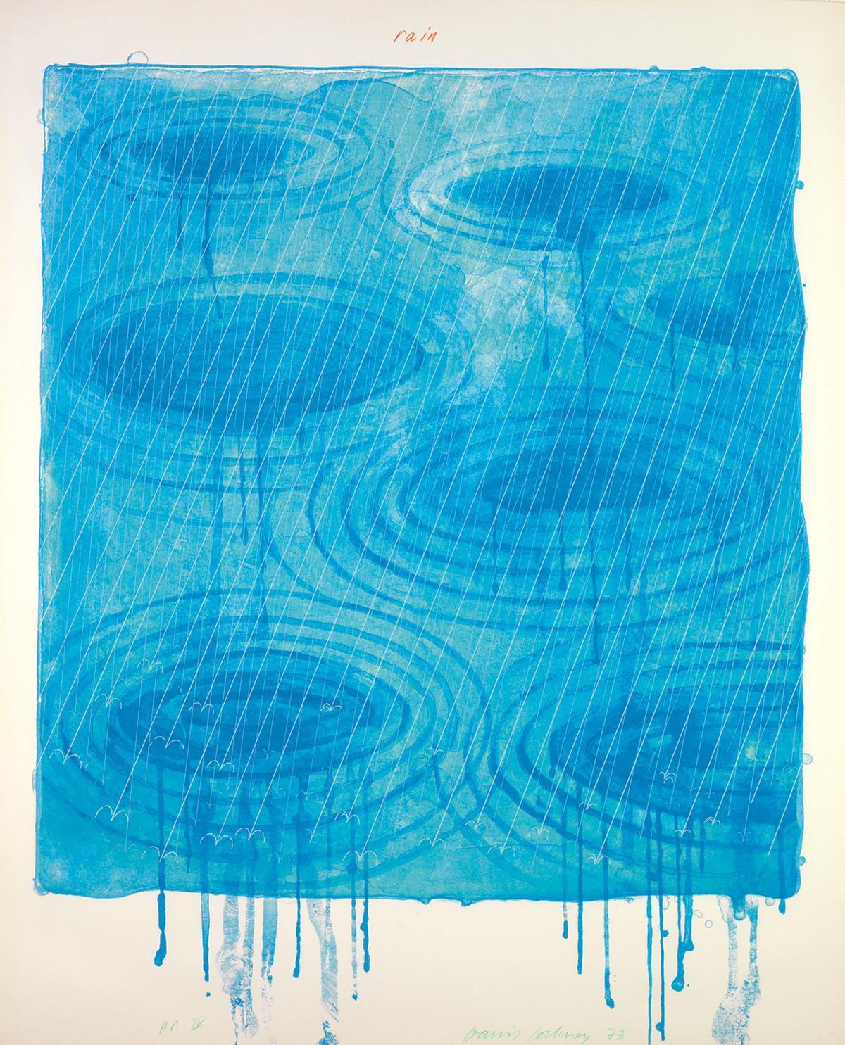 'Rain', de David Hockney. 'Rain', de David Hockney.