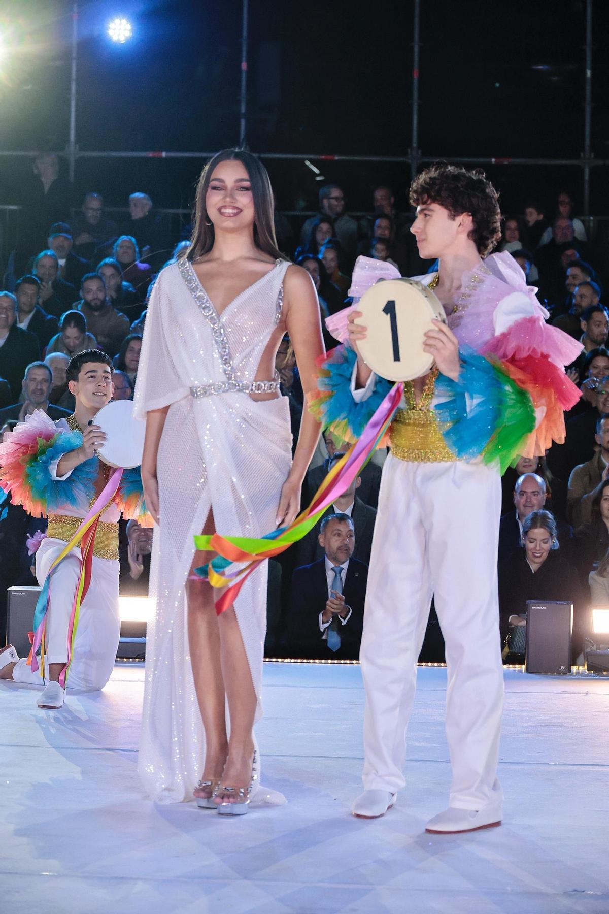 Arlena Rubí durante la gala inaugural del Carnaval de Santa Cruz de Tenerife 2026