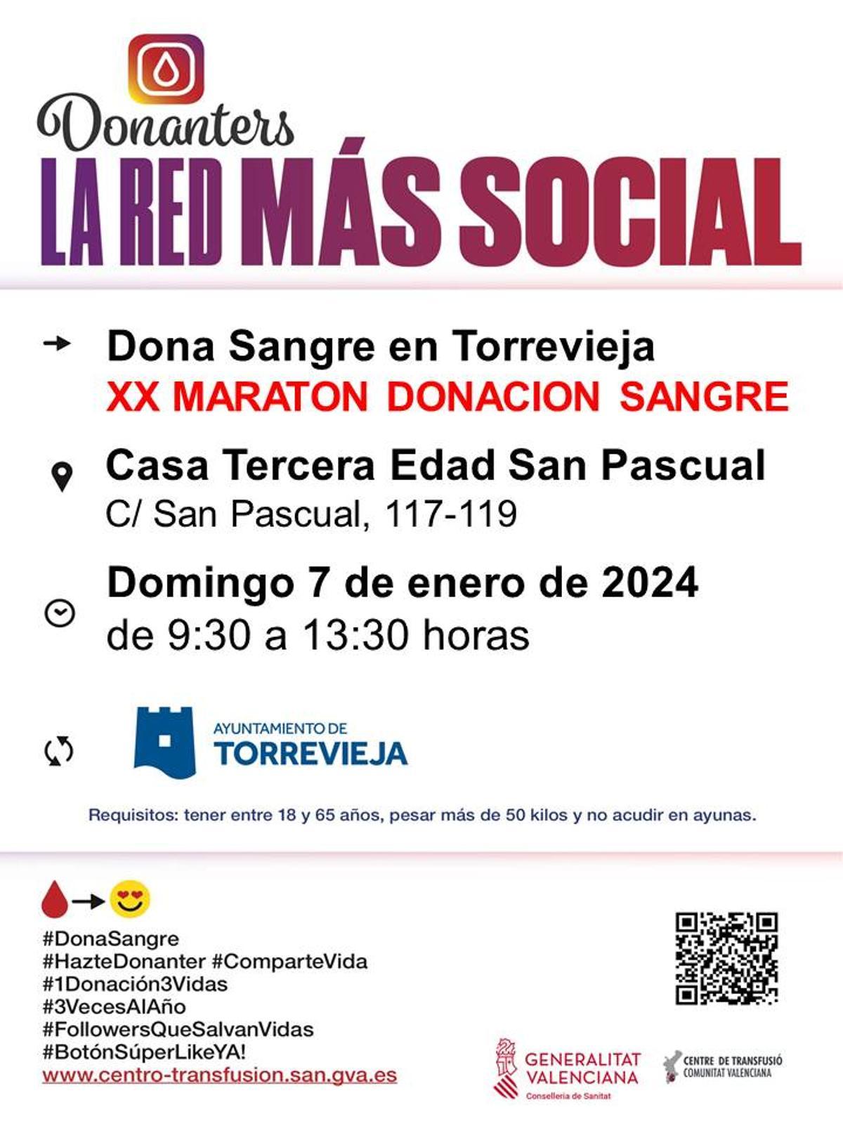 Convocatoria de la donación